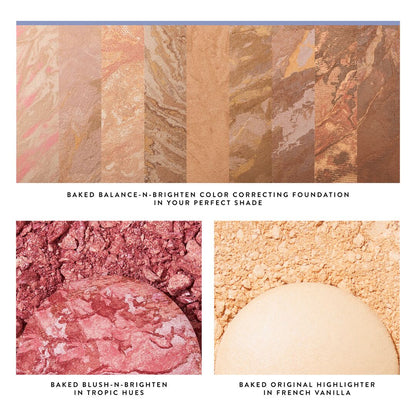 The Daily Routine: Natural Finish Full Face Kit (4 PC)
