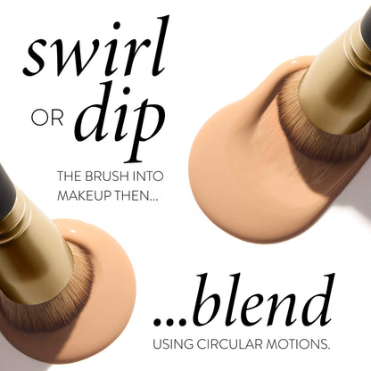 Pink Full Coverage Foundation Blending Brush