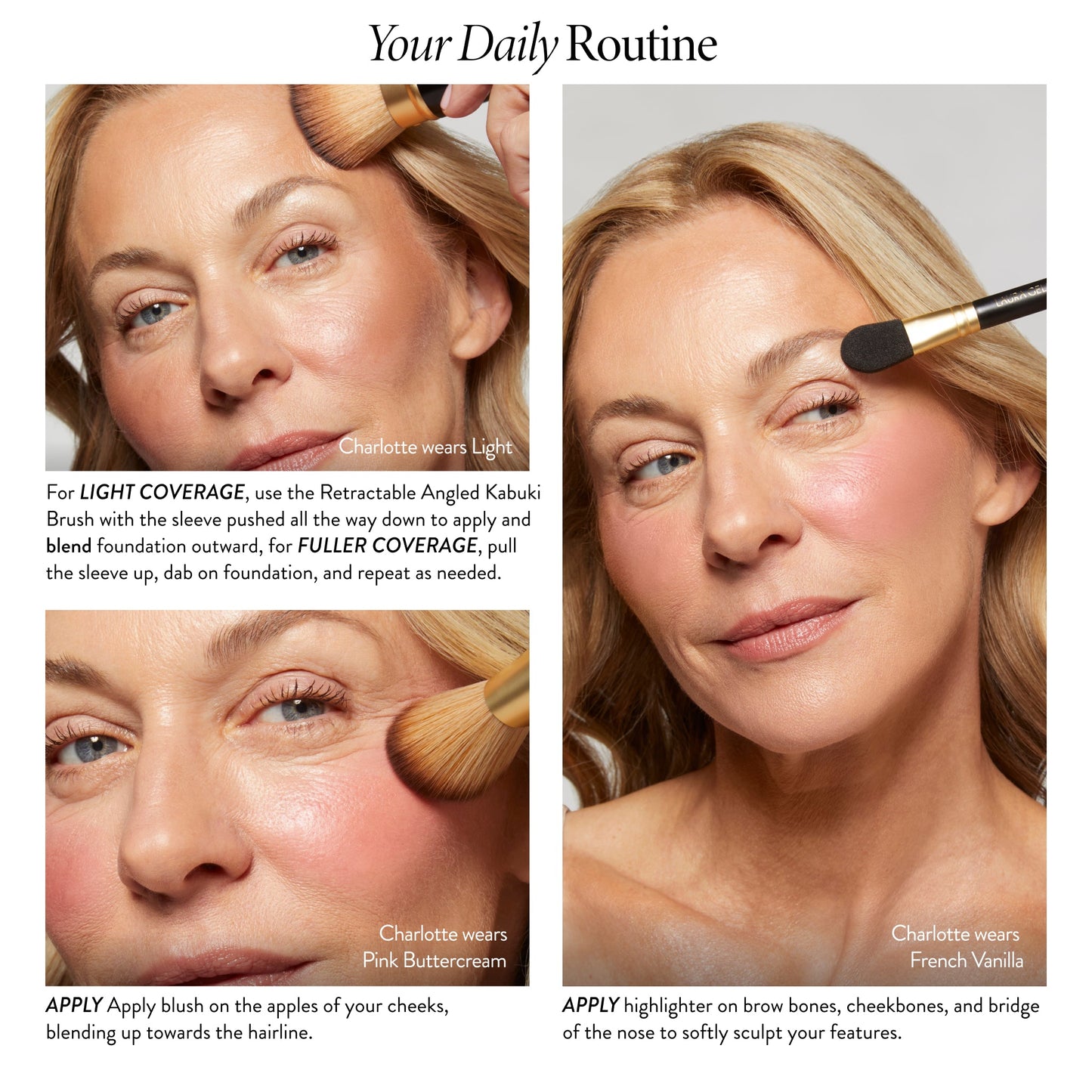The Daily Routine: Natural Finish Full Face Kit (4 PC)